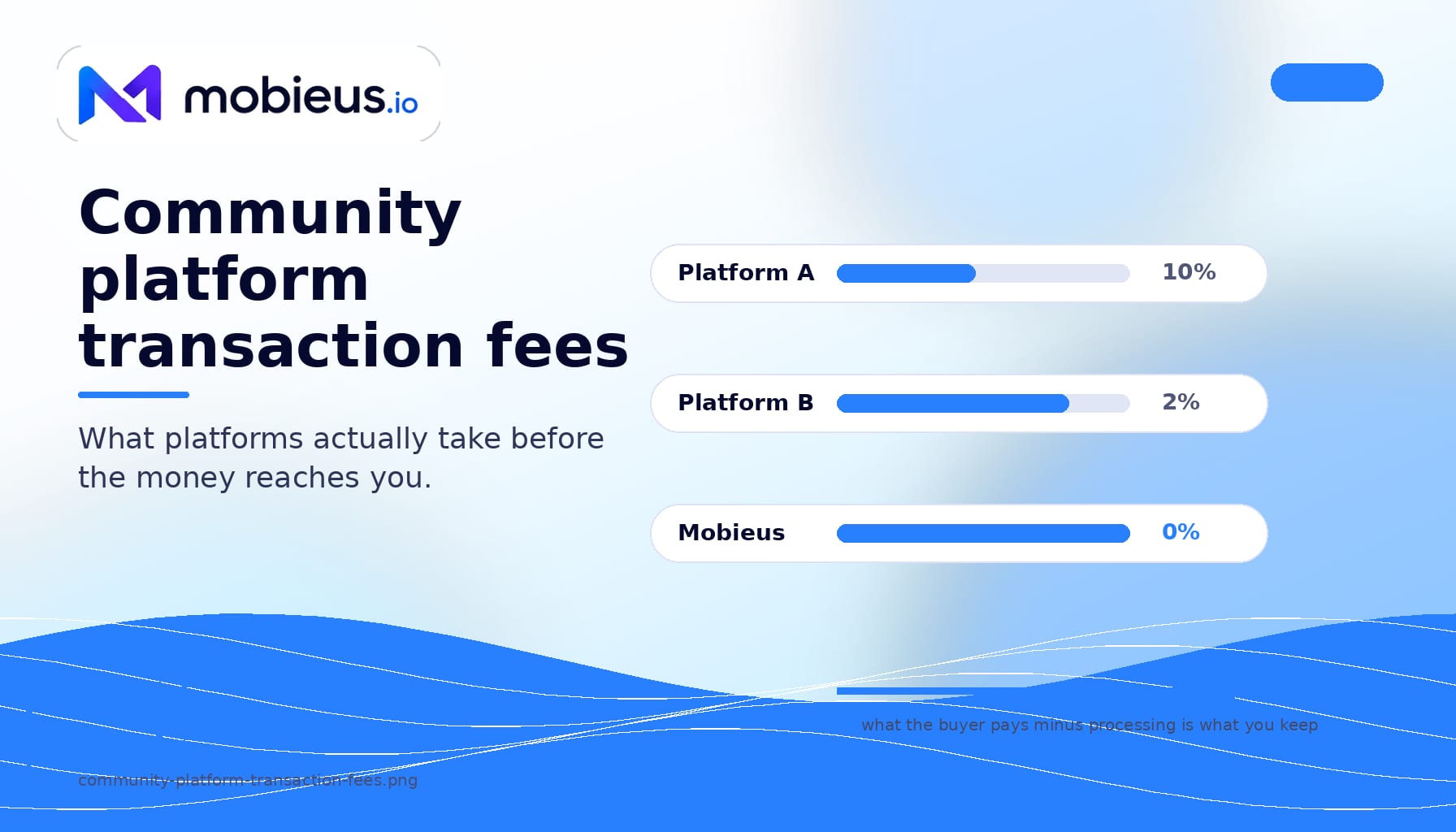 Community Platform Transaction Fees: 0% Platform Fee