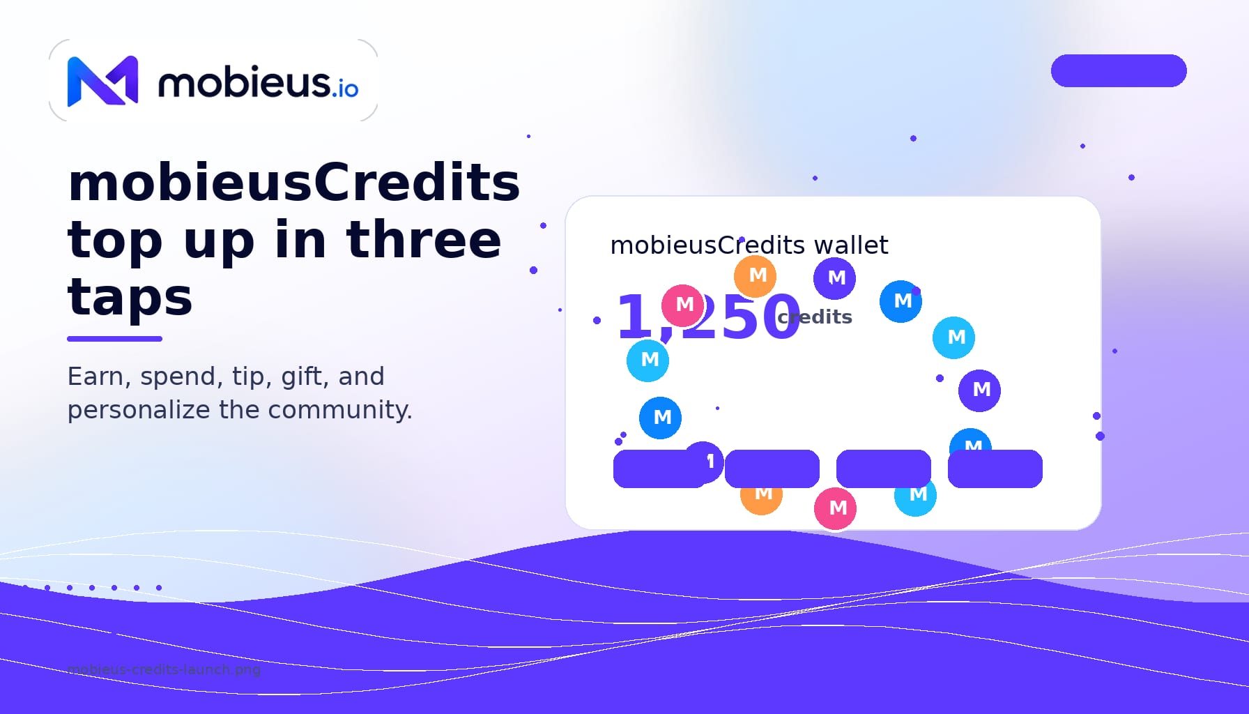 mobieusCredits: In-Community Currency With Stripe Top-Up