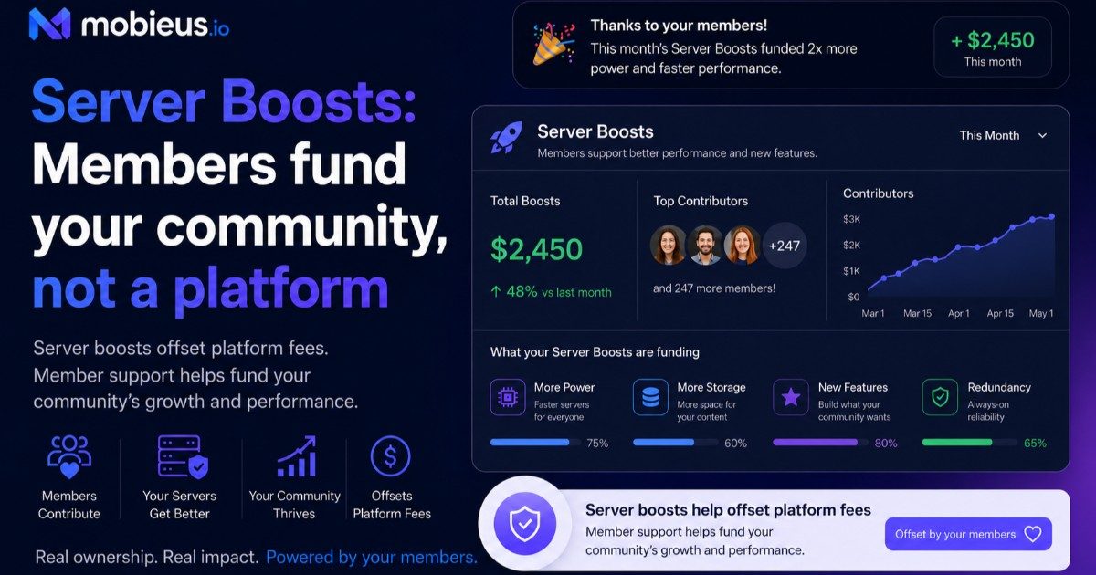 Server Boosts: When Members Boost Your Community, Your Bill Goes Down